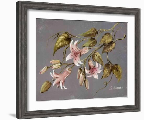 Flores IV-Luis Romero-Framed Art Print