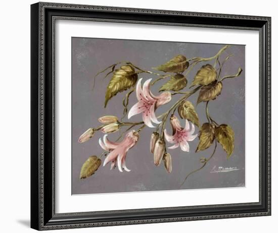 Flores IV-Luis Romero-Framed Art Print