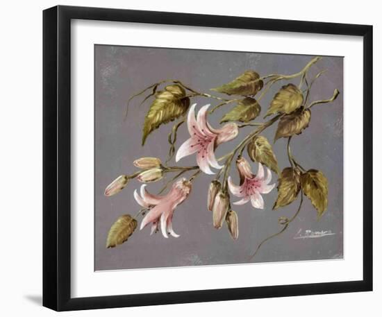Flores IV-Luis Romero-Framed Art Print