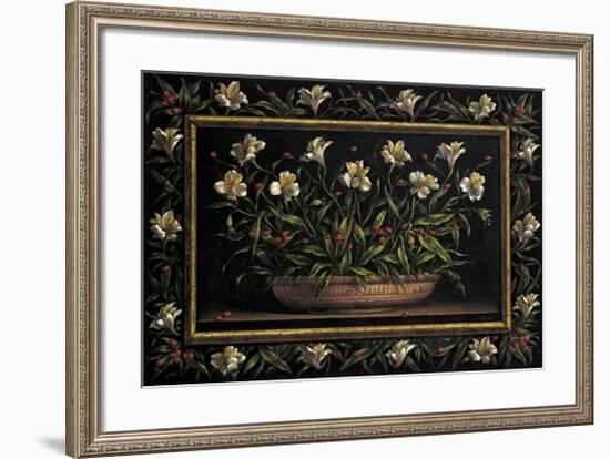 Flores y Mariquitas-Joaquin Moragues-Framed Art Print