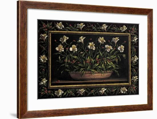 Flores y Mariquitas-Joaquin Moragues-Framed Art Print