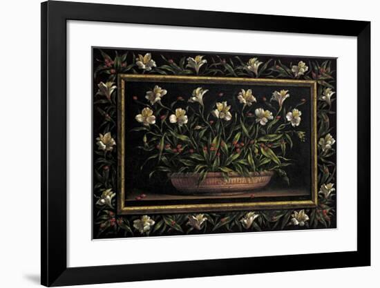 Flores y Mariquitas-Joaquin Moragues-Framed Art Print