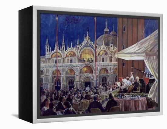 Florian, Piazza Di San Marco-Rosemary Lowndes-Framed Premier Image Canvas