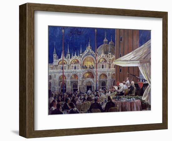 Florian, Piazza Di San Marco-Rosemary Lowndes-Framed Giclee Print