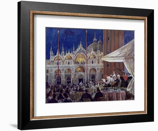 Florian, Piazza Di San Marco-Rosemary Lowndes-Framed Giclee Print