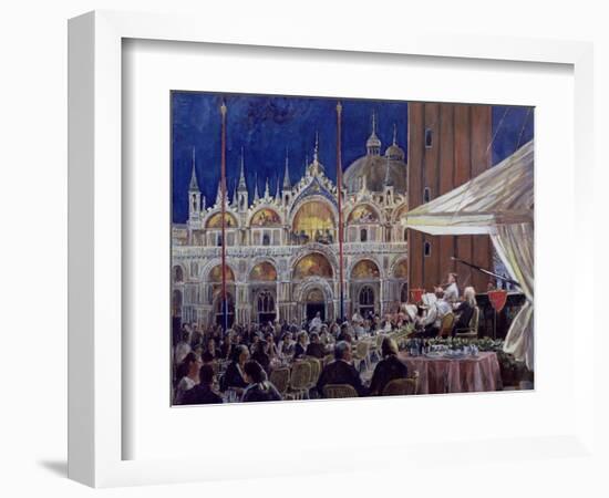 Florian, Piazza Di San Marco-Rosemary Lowndes-Framed Giclee Print