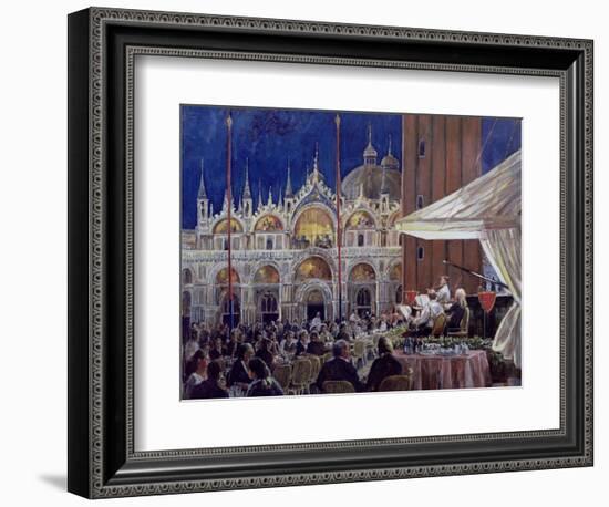 Florian, Piazza Di San Marco-Rosemary Lowndes-Framed Giclee Print