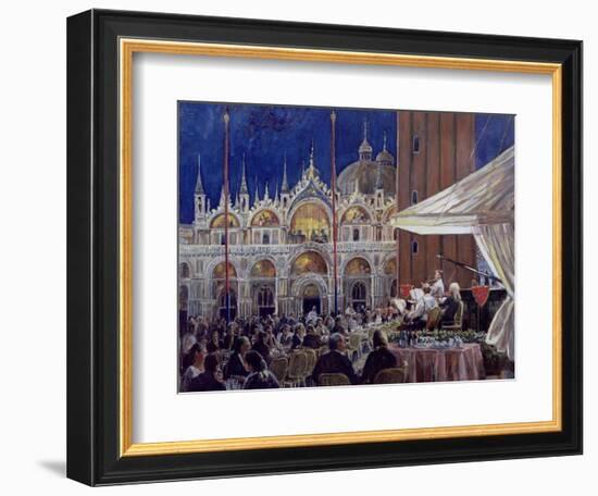 Florian, Piazza Di San Marco-Rosemary Lowndes-Framed Giclee Print