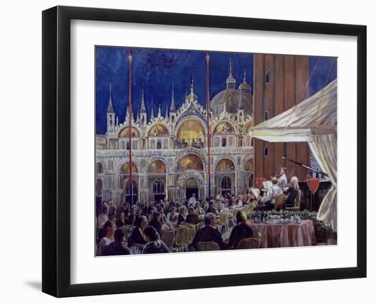 Florian, Piazza Di San Marco-Rosemary Lowndes-Framed Giclee Print