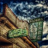 Old Fashioned Signage in America for Cafe-Florian Raymann-Photographic Print
