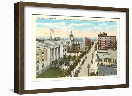 Florida Avenue, Tampaa, Florida-null-Framed Art Print