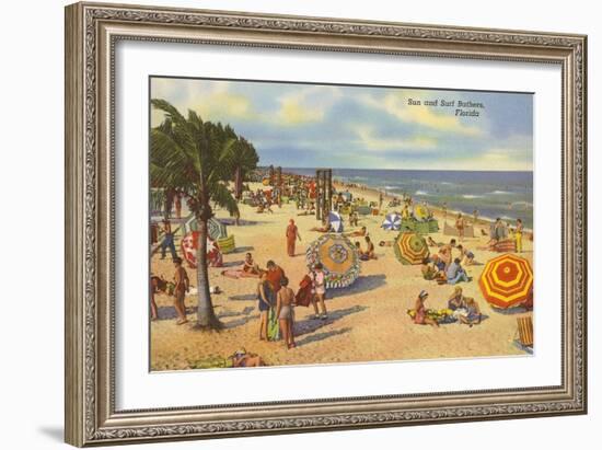 Florida Beach-null-Framed Art Print