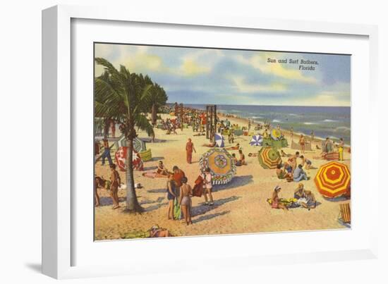 Florida Beach-null-Framed Art Print