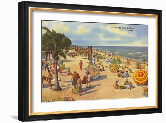 Florida Beach-null-Framed Art Print