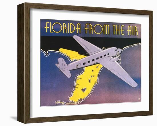 Florida from the Air-null-Framed Giclee Print