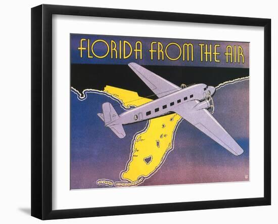 Florida from the Air-null-Framed Giclee Print