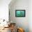 Florida - Manatees Underwater-Lantern Press-Framed Stretched Canvas displayed on a wall