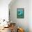 Florida - Manatees-Lantern Press-Framed Stretched Canvas displayed on a wall