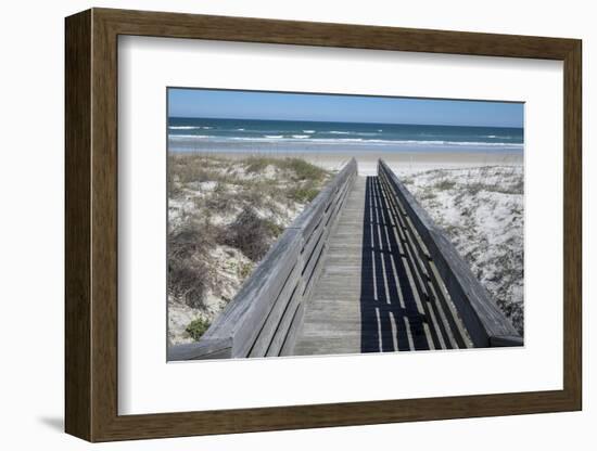 Florida, New Smyrna Beach, Smyrna Dunes Park, Boardwalk-Lisa S. Engelbrecht-Framed Photographic Print