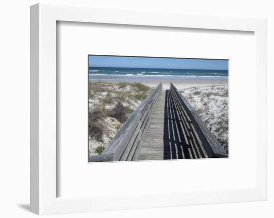 Florida, New Smyrna Beach, Smyrna Dunes Park, Boardwalk-Lisa S. Engelbrecht-Framed Photographic Print