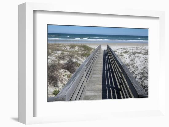 Florida, New Smyrna Beach, Smyrna Dunes Park, Boardwalk-Lisa S. Engelbrecht-Framed Photographic Print