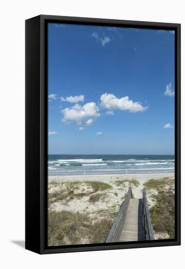 Florida, New Smyrna Beach-Jim Engelbrecht-Framed Premier Image Canvas