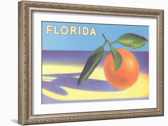 Florida Orange-null-Framed Art Print
