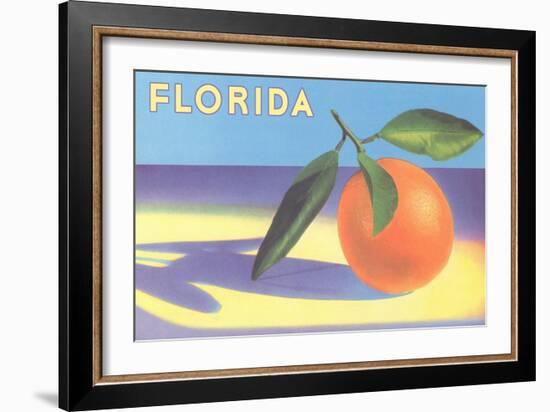 Florida Orange-null-Framed Art Print