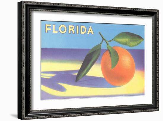 Florida Orange-null-Framed Art Print