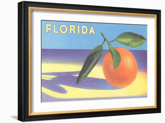 Florida Orange-null-Framed Art Print