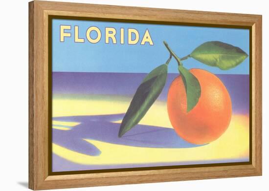 Florida Orange-null-Framed Stretched Canvas