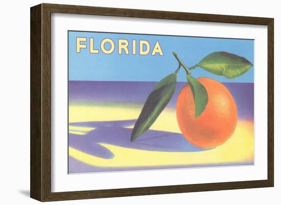 Florida Orange-null-Framed Premium Giclee Print