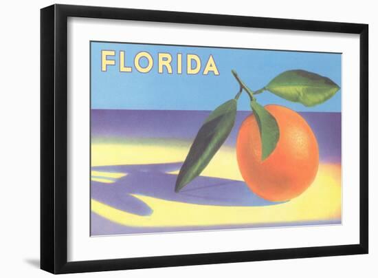 Florida Orange-null-Framed Premium Giclee Print