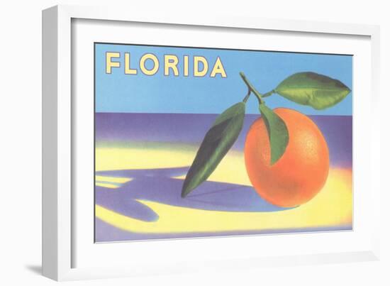 Florida Orange-null-Framed Premium Giclee Print