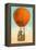 Florida Romance Couple in Orange Balloon-null-Framed Stretched Canvas