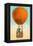 Florida Romance Couple in Orange Balloon-null-Framed Stretched Canvas