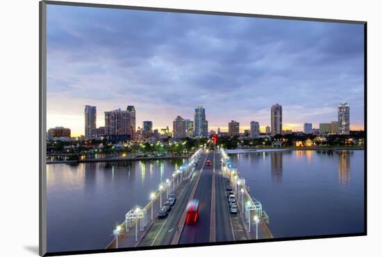 Florida, Saint Petersburg, Skyline, Tampa Bay, Pier, Pinellas County-John Coletti-Mounted Photographic Print