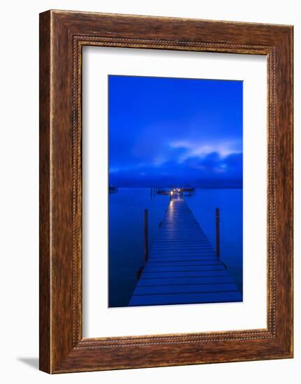 Florida, Sanibel, Private Dock at dawn-Rob Tilley-Framed Photographic Print