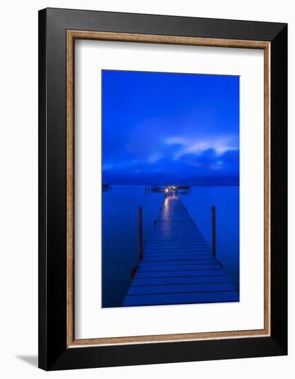 Florida, Sanibel, Private Dock at dawn-Rob Tilley-Framed Photographic Print