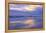 Florida, Sarasota, Crescent Beach, Siesta Key, Sunset over Ocean-Bernard Friel-Framed Premier Image Canvas