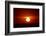 Florida, Siesta Key, Crescent Beach, Ball of Fire in a Red Sunset-Bernard Friel-Framed Photographic Print