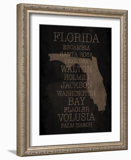 Florida Silo-Jace Grey-Framed Art Print