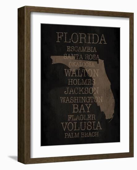 Florida Silo-Jace Grey-Framed Art Print