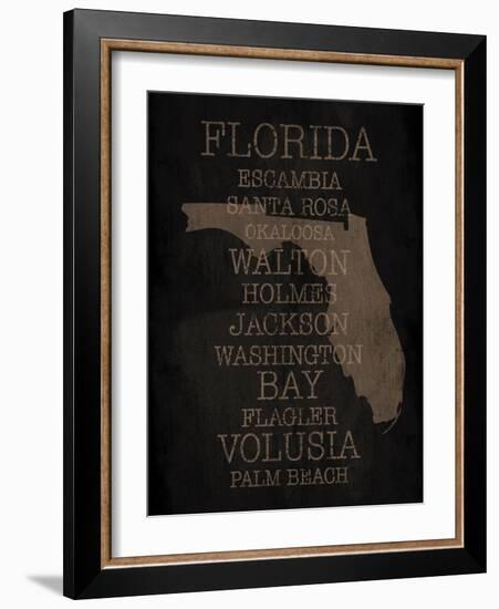 Florida Silo-Jace Grey-Framed Art Print