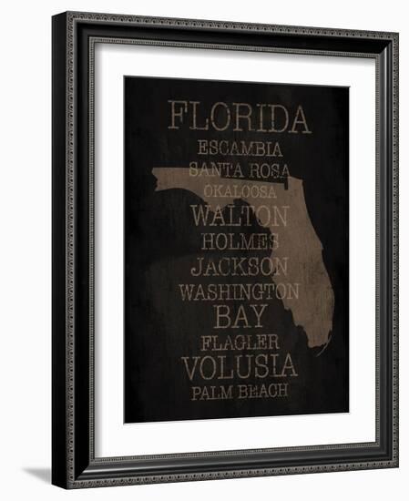 Florida Silo-Jace Grey-Framed Art Print