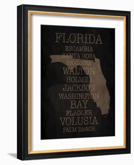 Florida Silo-Jace Grey-Framed Art Print