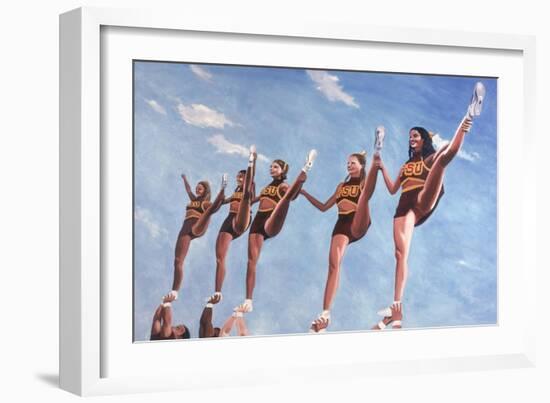 Florida State Cheerleaders, 2002-Joe Heaps Nelson-Framed Giclee Print