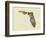 Florida State Map-Lanre Adefioye-Framed Giclee Print