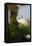 Florida, Venice, Audubon Sanctuary, Common Egret Stretch Performance-Bernard Friel-Framed Premier Image Canvas