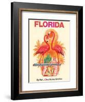 Florida - Walt Disney World - By Rail Clear Across America-David Klein-Framed Art Print